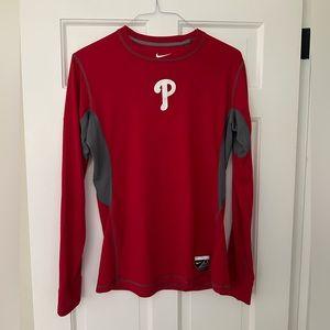 Phillies Baseball Long-Sleeve Training Shirt